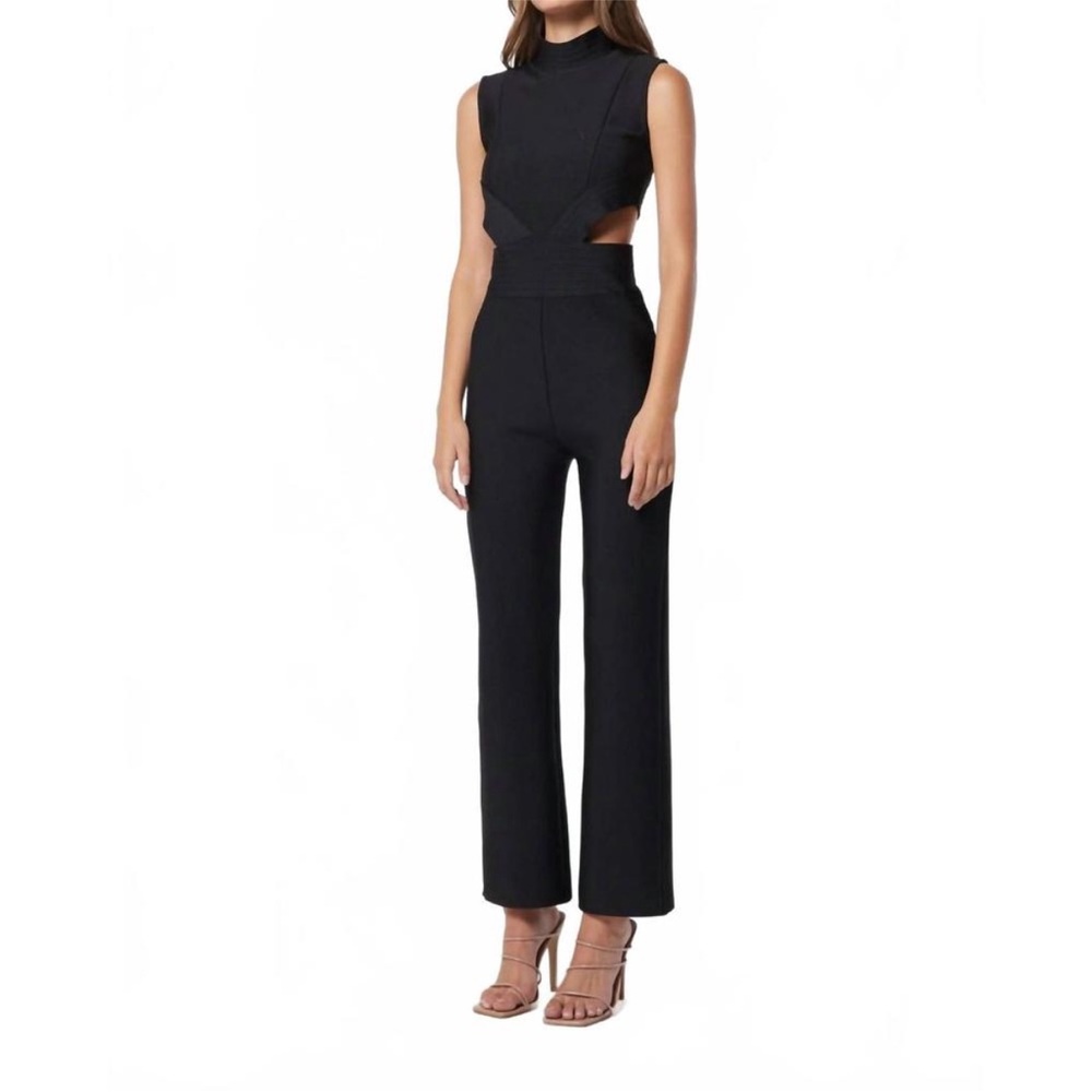 Elliatt Lambley bandage Cutout Wide-Leg Jumpsuit